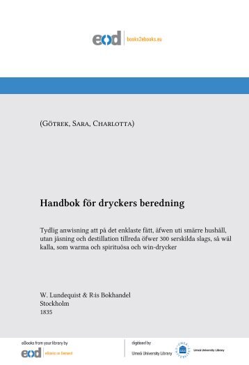 Götrek_Sara_Charlotta_Handbok för dryckers....pdf - EoD