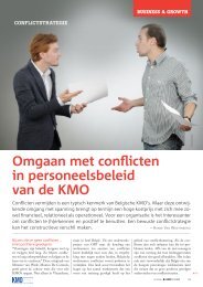 Omgaan met conflicten in personeelsbeleid van de KMO - Antwerp ...