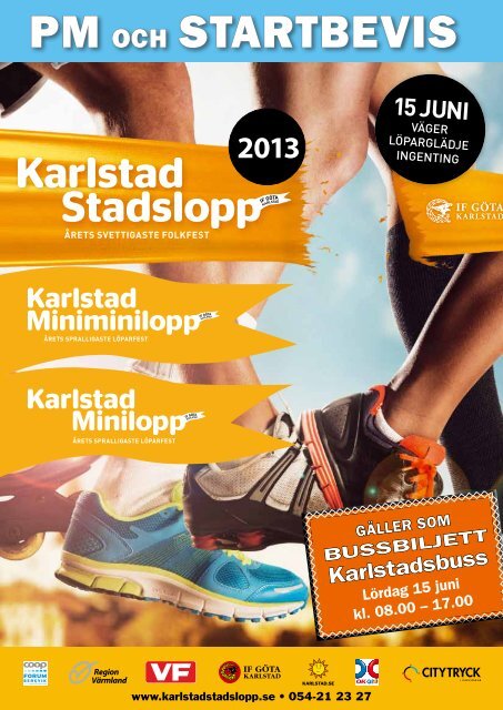 PM Karlstad Stadslopp 2013