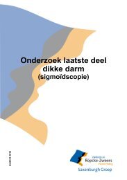 Onderzoek laatste deel dikke darm (sigmoïdscopie)