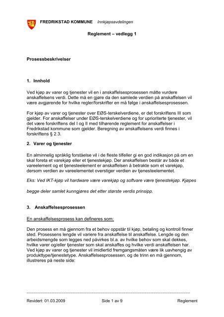 Prosessbeskrivelse