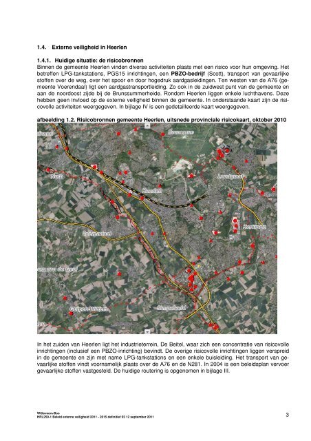 Beleid externe veiligheid 2011 - 2015 - Gemeente Heerlen