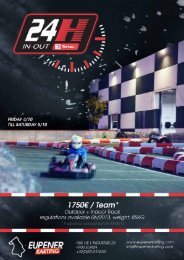 Het volledige info-dossier - Eupener Karting