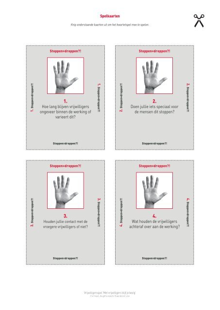 vrijwilligersspel (met vrijwilligers blijf je bezig ... - Formaat