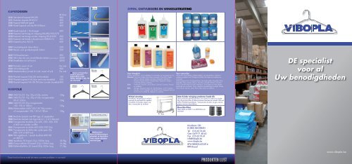 Klik hier om onze brochure te downloaden - Vibopla