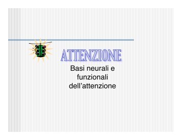 psicologia fisiologica lezione attenzione!!!