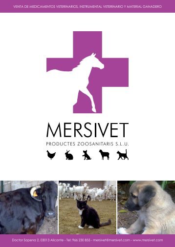Pincha aquí para ver el catálogo de productos Mersivet en formato ...
