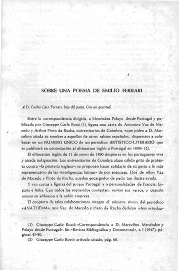 sobre una poesia de emilio ferrari - Repositorio de la Universidad ...