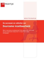 Whitepaper duurzame inzetbaarheid - expertisecentrum voor ...