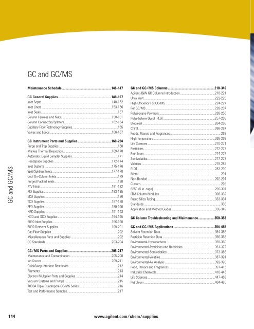 TABLE OF CONTENTS - BGB Analytik AG