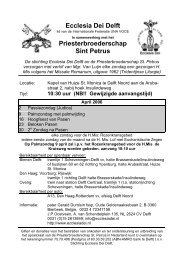 April (40 Kb) - Ecclesia Dei Delft
