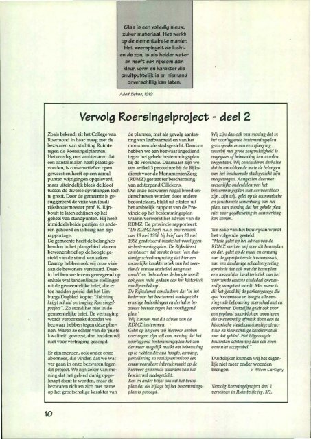 Ruimtelijk juni 1998 - Stichting Ruimte Roermond