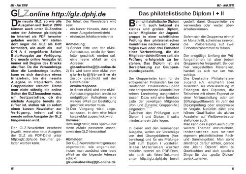 downlad heft - Deutsche Philatelisten-Jugend eV