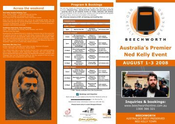 Australia's Premier Ned Kelly Event - Ned Kelly Australian Ironoutlaw