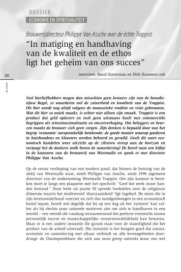 artikel Philippe Van Assche - De Kovel