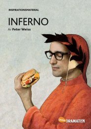 Inspirationsmaterial Inferno - Dramaten