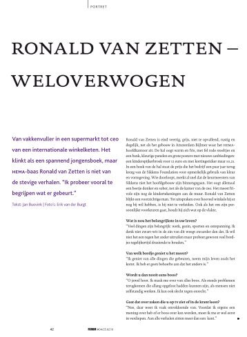 ronald van zetten – weloverwogen - VNO-NCW