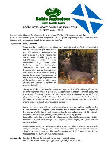 Skotland Sika-Hjort-Lairg.pdf - Buhls Jagtrejser