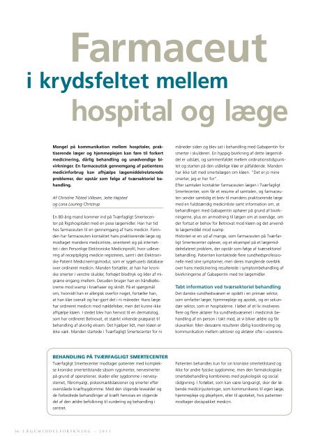 hospital og læge - Københavns Universitet