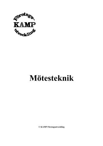 Mötesteknik - KAMP Företagsutveckling