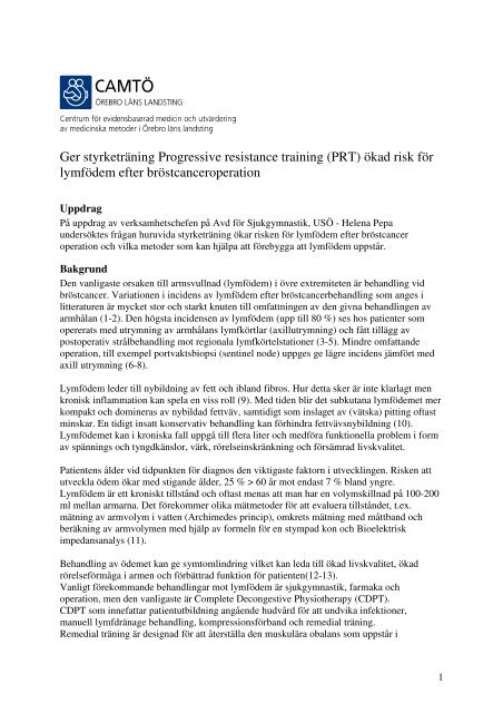 Ger styrketräning _PRT_ ökad risk för lymfödem _2