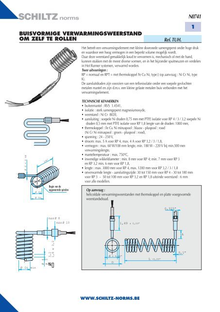 0741 - verwarmingselement - Schiltz-norms