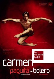 Programmaboek Carmen, Paquita, Bolero - Het Nationale Ballet