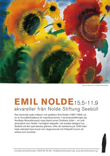 EMIL NOLDE15.5-11.9 - Nordiska Akvarellmuseet