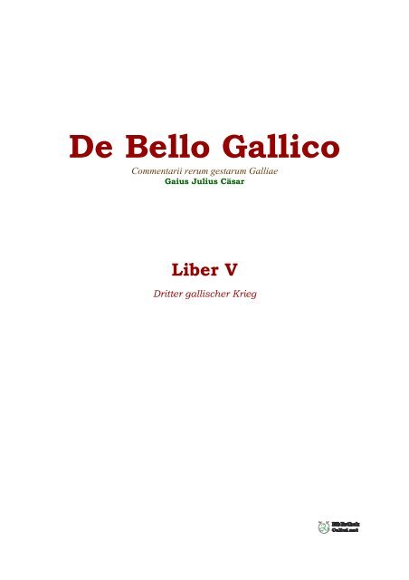 De Bello Gallico - Celtoi Net