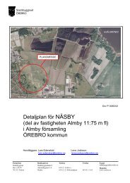 Detaljplan för NÄSBY (del av fastigheten Almby 11:75 m fl) i ... - Örebro