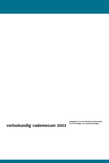 Verloskundig vademecum - NHG