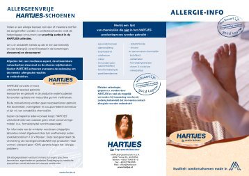 Allergie informatie - Faber Schoenen