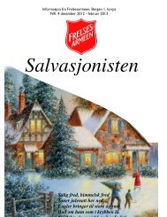 Salvasjonisten 2012 - Frelsesarmeen