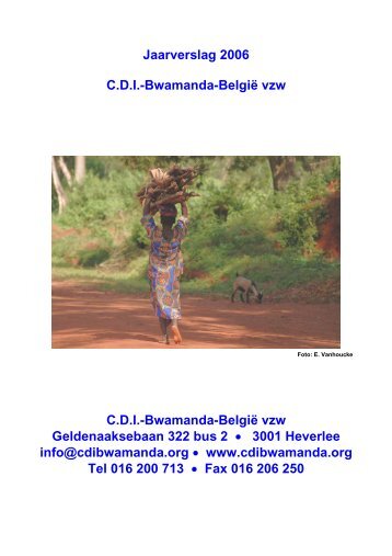 Jaarverslag 2006 - CDI Bwamanda
