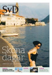 resor 2013 - SvD Kundservice - Svenska Dagbladet