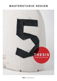 Thesis Katalog 5 - Master Studio Design