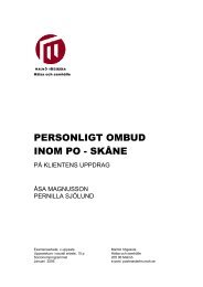 Po Rapport 09 Personligt Ombud