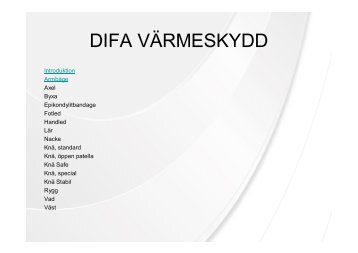 DIFA VÄRMESKYDD