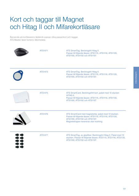 UTC Fire & Security Sverige Produktkatalog 2013