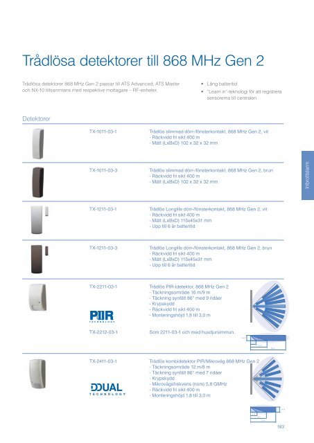 UTC Fire & Security Sverige Produktkatalog 2013