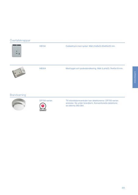 UTC Fire & Security Sverige Produktkatalog 2013