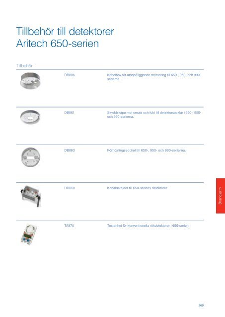 UTC Fire & Security Sverige Produktkatalog 2013