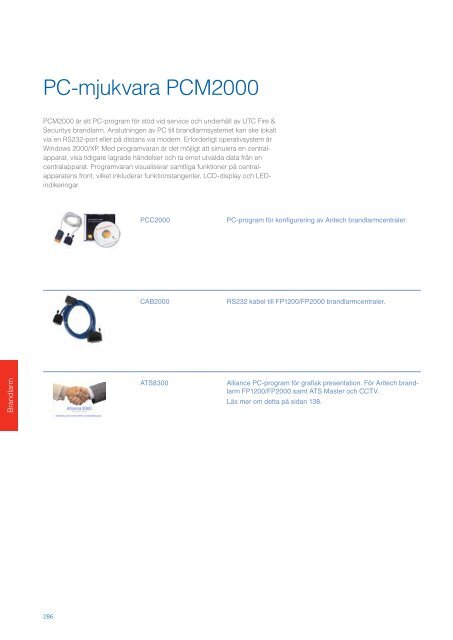 UTC Fire & Security Sverige Produktkatalog 2013