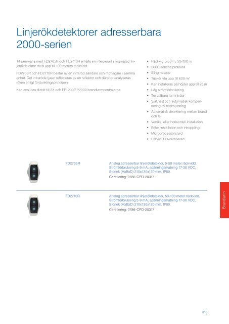 UTC Fire & Security Sverige Produktkatalog 2013