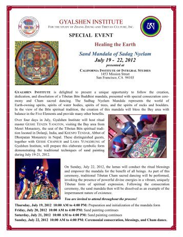 Sand Mandala Flyer.pdf - Yeru Bön Center