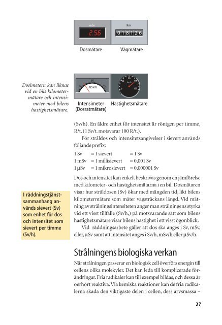 Räddningstjänst vid olycka med radioaktiva ämnen (SRV) [pdf 1,7 MB]