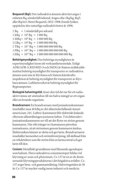 Räddningstjänst vid olycka med radioaktiva ämnen (SRV) [pdf 1,7 MB]