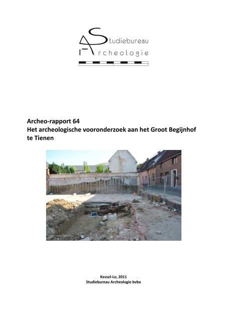 Archeo-rapport 064 - Studiebureau Archeologie