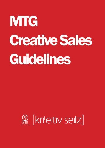 Creative Sales Guidelines (sve) - MTG Media