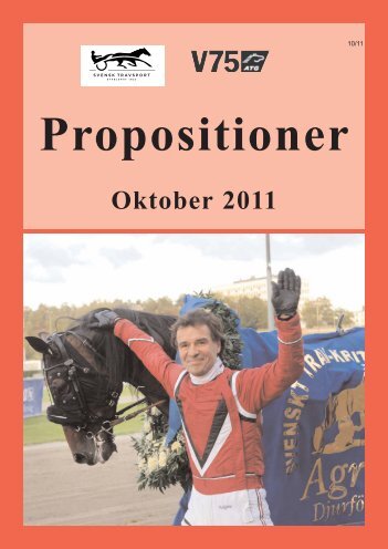 Oktober 2011 - Svensk Travsport